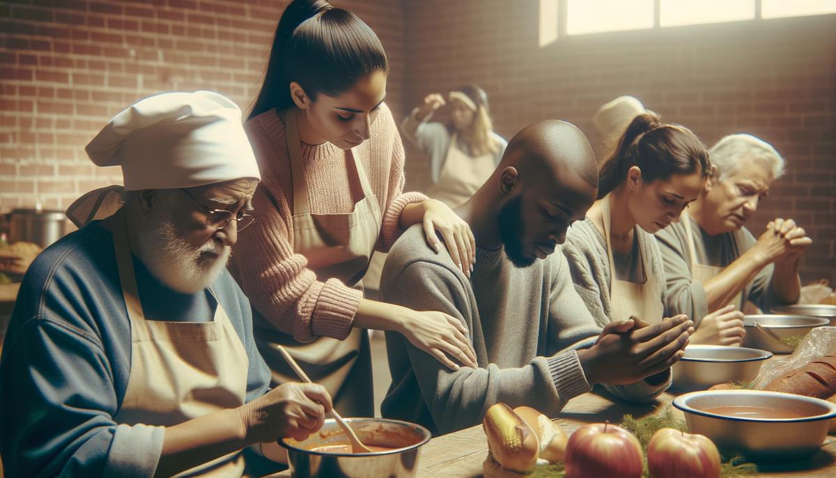 Christians actively serving and showing compassion in their community