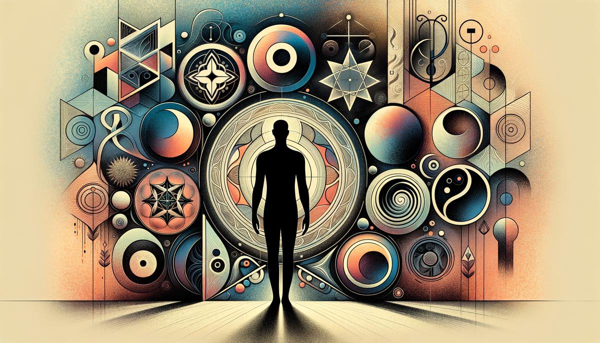 Visual representation of theological concepts related to the Son of Man title